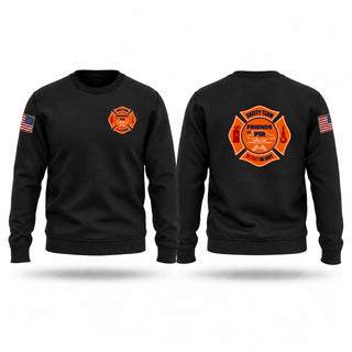 Crew Neck Sweatshirt, FOPIR, Fire Department, Teamtime, Team time, sublimation, custom sports apparel, team uniforms, spirit wear, spiritwear, sports uniforms, custom shirts, team store, custom team store, fundraiser sports, apparel fundraiser