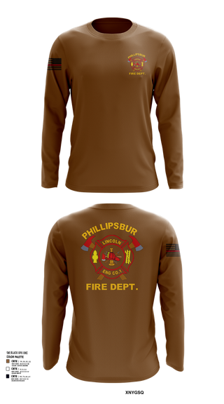 Long Sleeve Performance Shirt, PHILLIPSBURG FIRE DEPARTMENT, , Teamtime, Team time, sublimation, custom sports apparel, team uniforms, spirit wear, spiritwear, sports uniforms, custom shirts, team store, custom team store, fundraiser sports, apparel fundraiser