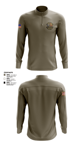 Quarter Zip Jacket, DET OL-B, Air Force, Teamtime, Team time, sublimation, custom sports apparel, team uniforms, spirit wear, spiritwear, sports uniforms, custom shirts, team store, custom team store, fundraiser sports, apparel fundraiser