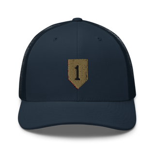1st infantry division 88621490 Retro Trucker Hat | Yupoong 6606