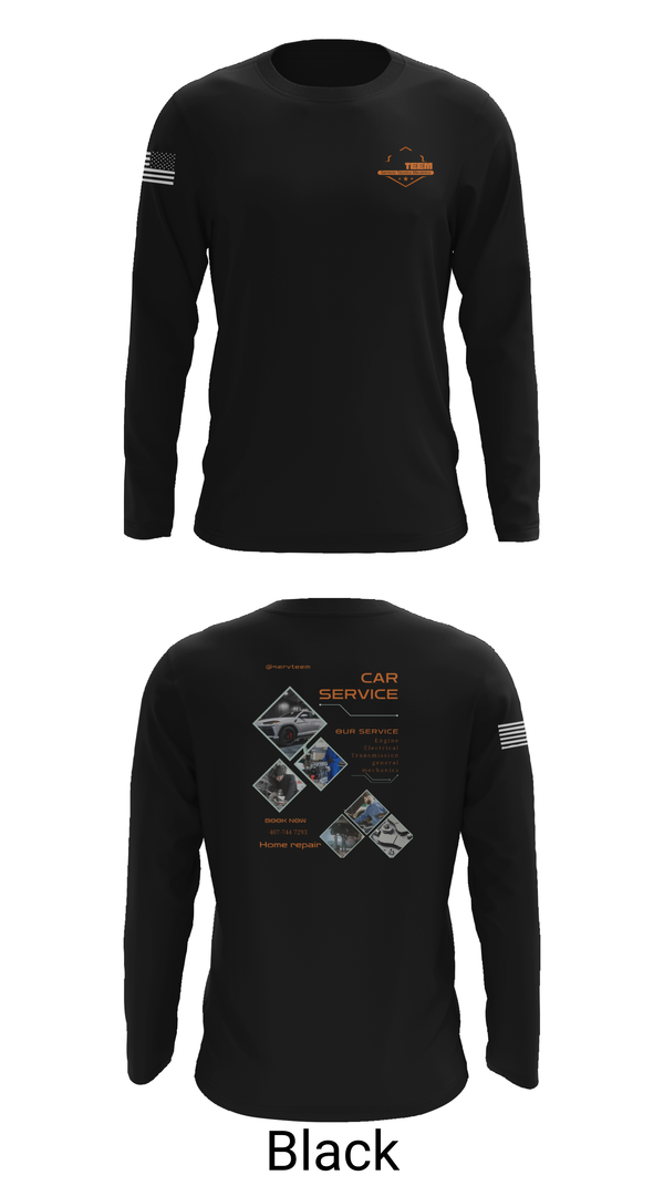 Long Sleeve Performance Shirt, Servteem automotive group llc, , Teamtime, Team time, sublimation, custom sports apparel, team uniforms, spirit wear, spiritwear, sports uniforms, custom shirts, team store, custom team store, fundraiser sports, apparel fundraiser