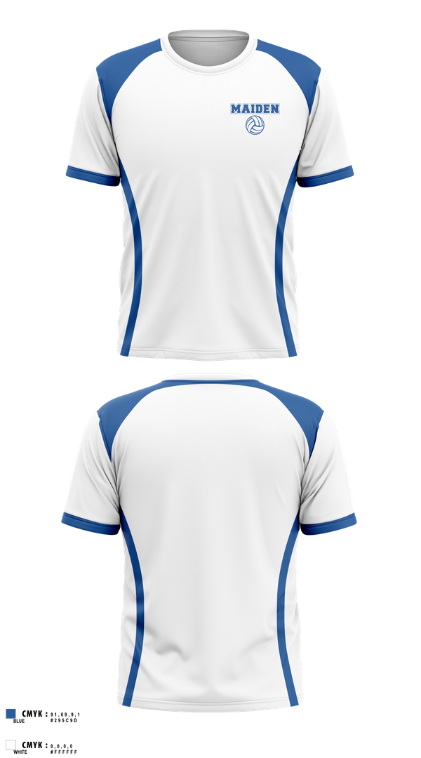 Short Sleeve Performance Shirt, Maiden High School Volleyball, Women's Volleyball, Teamtime, Team time, sublimation, custom sports apparel, team uniforms, spirit wear, spiritwear, sports uniforms, custom shirts, team store, custom team store, fundraiser sports, apparel fundraiser