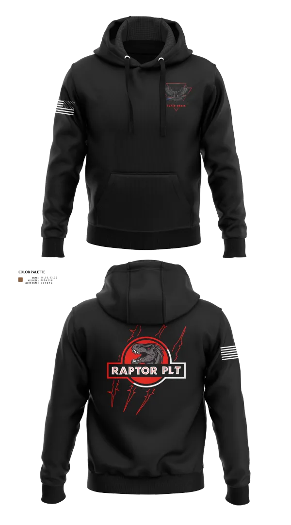Hoodie, Raptor Platoon, 4-9 CAV, , Teamtime, Team time, sublimation, custom sports apparel, team uniforms, spirit wear, spiritwear, sports uniforms, custom shirts, team store, custom team store, fundraiser sports, apparel fundraiser