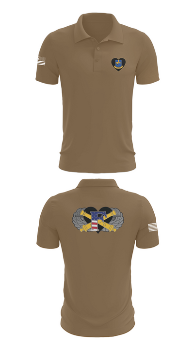 Freedom BTRY, 1-320th FAR 56639766 Short Sleeve Performance Polo - 7