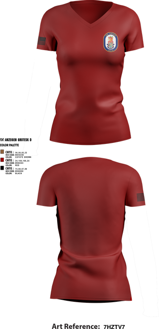 Womens Short Sleeve Vneck Shirt, USS CHOSIN, , Teamtime, Team time, sublimation, custom sports apparel, team uniforms, spirit wear, spiritwear, sports uniforms, custom shirts, team store, custom team store, fundraiser sports, apparel fundraiser