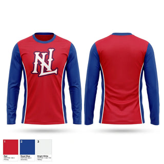 Long Sleeve Performance Shirt, Next Level, Baseball, Teamtime, Team time, sublimation, custom sports apparel, team uniforms, spirit wear, spiritwear, sports uniforms, custom shirts, team store, custom team store, fundraiser sports, apparel fundraiser