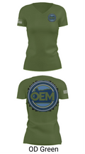 Oregon Emergency Management 48984222 Women's Short Sleeve V-neck Shirt - 46