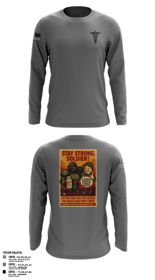 Long Sleeve Performance Shirt, 319th IEW, , Teamtime, Team time, sublimation, custom sports apparel, team uniforms, spirit wear, spiritwear, sports uniforms, custom shirts, team store, custom team store, fundraiser sports, apparel fundraiser