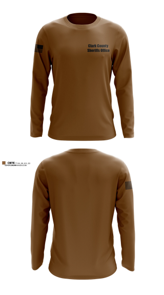 Long Sleeve Performance Shirt, Clark County Sheriffs Office, Police, Teamtime, Team time, sublimation, custom sports apparel, team uniforms, spirit wear, spiritwear, sports uniforms, custom shirts, team store, custom team store, fundraiser sports, apparel fundraiser