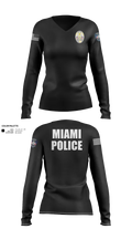 MPD Patrol 83314976 Women's Long Sleeve V-neck Shirt - 30