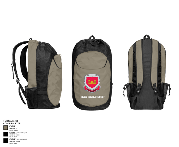 Gear Bag, 1153rd Firefighter Unit, , Teamtime, Team time, sublimation, custom sports apparel, team uniforms, spirit wear, spiritwear, sports uniforms, custom shirts, team store, custom team store, fundraiser sports, apparel fundraiser