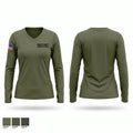 Warren County Sheriff’s Office Women's Long Sleeve V-neck Shirt - 1