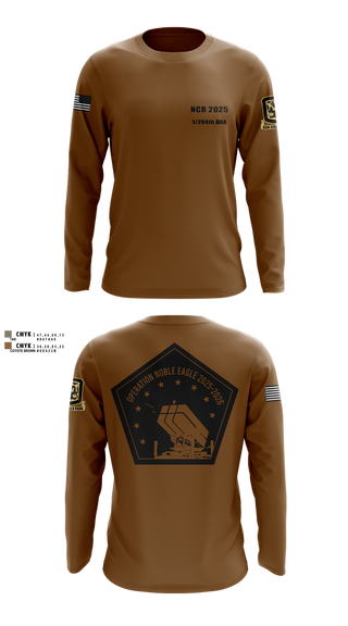 Long Sleeve Performance Shirt, 1/204th ADA, , Teamtime, Team time, sublimation, custom sports apparel, team uniforms, spirit wear, spiritwear, sports uniforms, custom shirts, team store, custom team store, fundraiser sports, apparel fundraiser