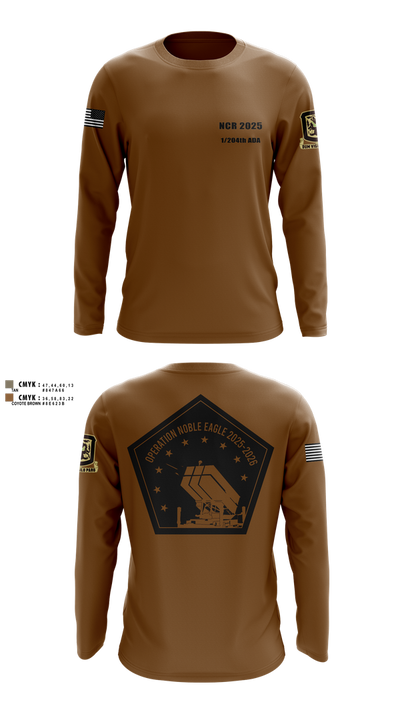 1/204th ADA 3113365 Long Sleeve Performance Shirt 2