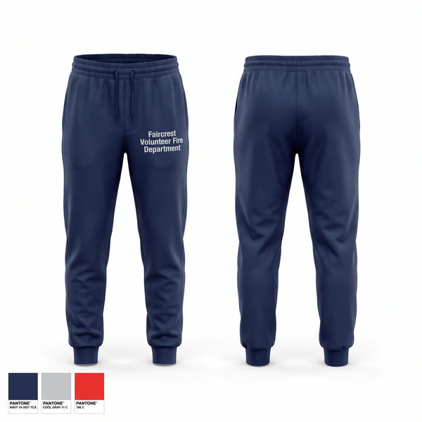 Sweatpants, Faircrest Volunteer Fire Department, Fire Department, Teamtime, Team time, sublimation, custom sports apparel, team uniforms, spirit wear, spiritwear, sports uniforms, custom shirts, team store, custom team store, fundraiser sports, apparel fundraiser