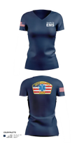 Alexander City EMS 78716200 Women's Short Sleeve V-neck Shirt - 21