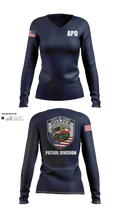 Alma Police Department 36149502 Women's Long Sleeve V-neck Shirt - 22