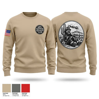 Crew Neck Sweatshirt, 355 Fire Emergency Services, Air Force, Teamtime, Team time, sublimation, custom sports apparel, team uniforms, spirit wear, spiritwear, sports uniforms, custom shirts, team store, custom team store, fundraiser sports, apparel fundraiser