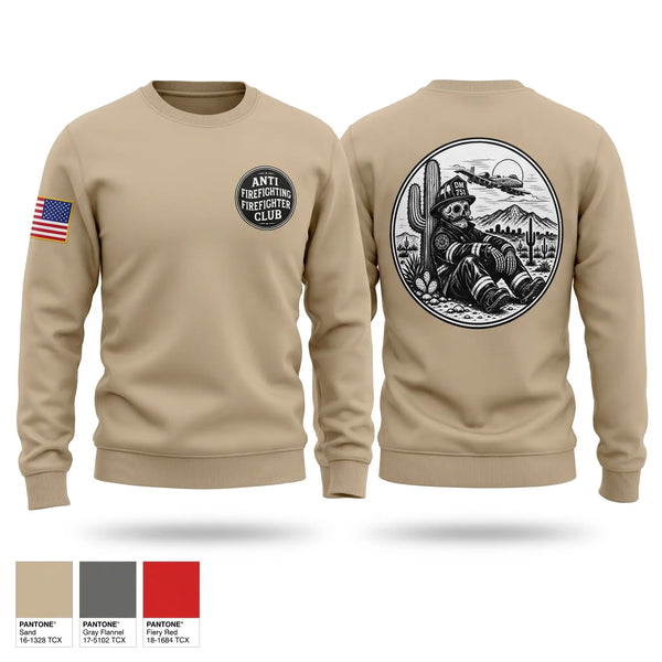 Crew Neck Sweatshirt, 355 Fire Emergency Services, Air Force, Teamtime, Team time, sublimation, custom sports apparel, team uniforms, spirit wear, spiritwear, sports uniforms, custom shirts, team store, custom team store, fundraiser sports, apparel fundraiser