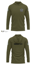 Washington County SO Maine K9 Unit Long Sleeve hooded sunshirt - 15