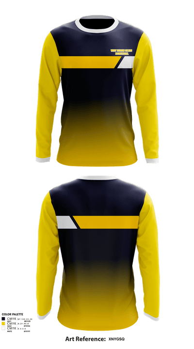 West Hardin Oilers Basketball 41393185 Long Sleeve Performance Shirt 1
