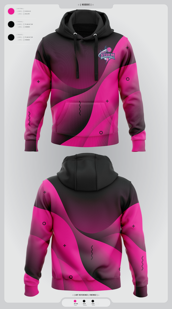 Hoodie, Lady Storm, Women's Basketball, Teamtime, Team time, sublimation, custom sports apparel, team uniforms, spirit wear, spiritwear, sports uniforms, custom shirts, team store, custom team store, fundraiser sports, apparel fundraiser