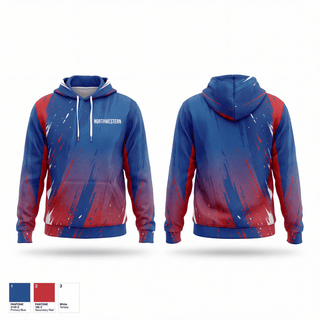 Hoodie, Northwestern, Wrestling, Teamtime, Team time, sublimation, custom sports apparel, team uniforms, spirit wear, spiritwear, sports uniforms, custom shirts, team store, custom team store, fundraiser sports, apparel fundraiser