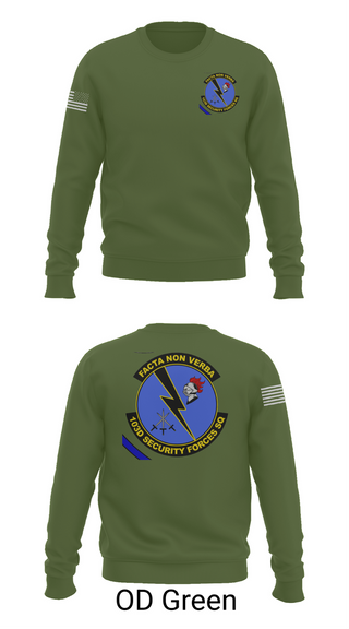 Crew Neck Sweatshirt, 103d SECURITY FORCES SQUADRON, , Teamtime, Team time, sublimation, custom sports apparel, team uniforms, spirit wear, spiritwear, sports uniforms, custom shirts, team store, custom team store, fundraiser sports, apparel fundraiser
