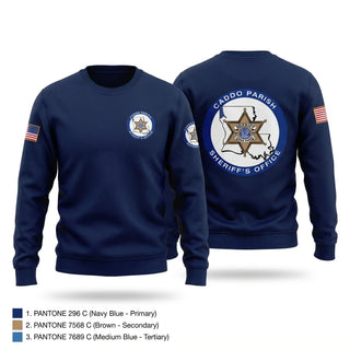 Crew Neck Sweatshirt, caddo parish sheriff, Police, Teamtime, Team time, sublimation, custom sports apparel, team uniforms, spirit wear, spiritwear, sports uniforms, custom shirts, team store, custom team store, fundraiser sports, apparel fundraiser