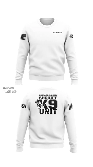 Crew Neck Sweatshirt, Chisago County K9 Unit, , Teamtime, Team time, sublimation, custom sports apparel, team uniforms, spirit wear, spiritwear, sports uniforms, custom shirts, team store, custom team store, fundraiser sports, apparel fundraiser