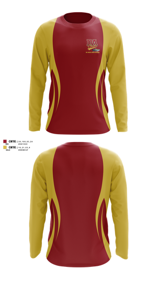 Long Sleeve Performance Shirt, De Anza High School, Spirit Store, Teamtime, Team time, sublimation, custom sports apparel, team uniforms, spirit wear, spiritwear, sports uniforms, custom shirts, team store, custom team store, fundraiser sports, apparel fundraiser