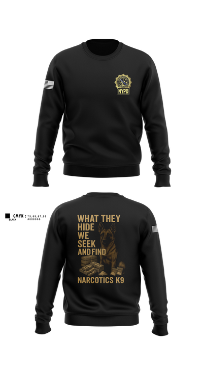 Narcotics K9 63808896 Crew Neck Sweatshirt - 2