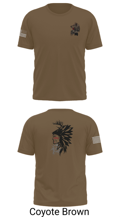 101st airborne 1-327 35416174 Old School Cotton Feel Shirt - 10