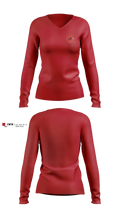 LOUISIANA LNG EMERGENCY SERVICES Women's Long Sleeve V-neck Shirt - 3
