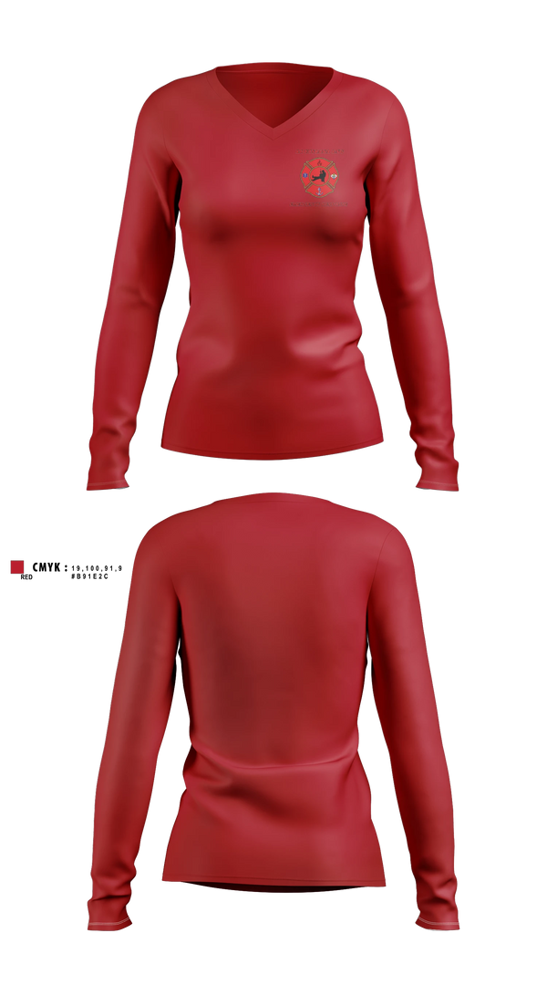 Womens Long Sleeve Vneck Shirt, LOUISIANA LNG EMERGENCY SERVICES, , Teamtime, Team time, sublimation, custom sports apparel, team uniforms, spirit wear, spiritwear, sports uniforms, custom shirts, team store, custom team store, fundraiser sports, apparel fundraiser