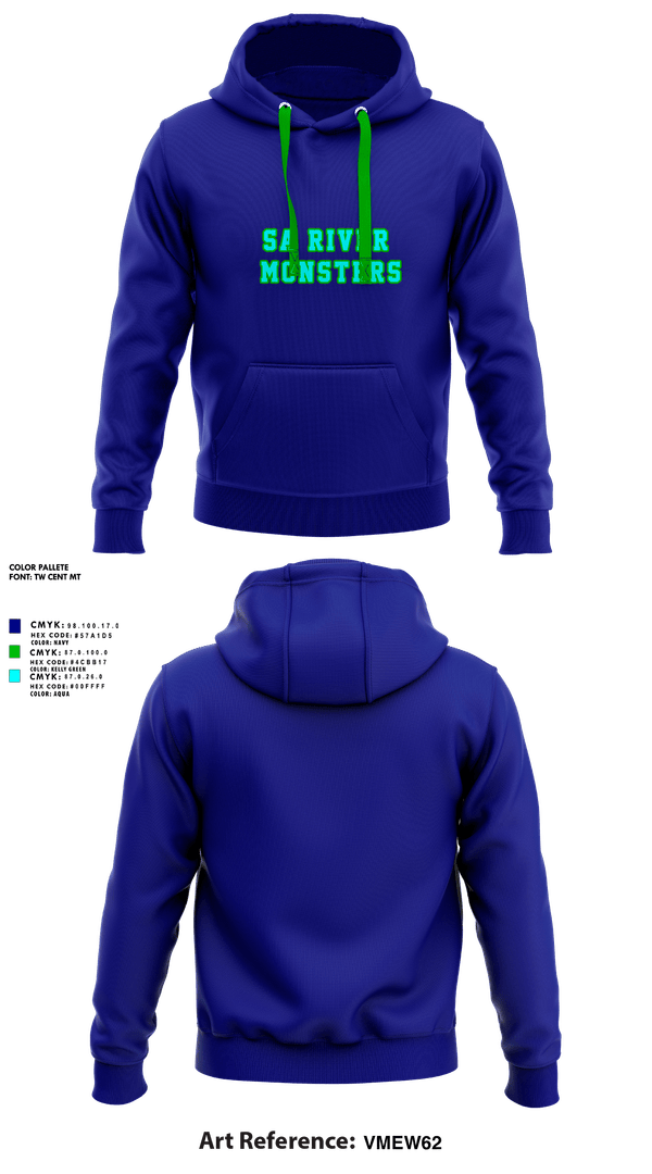 Hoodie, SA River Monsters, Baseball, Teamtime, Team time, sublimation, custom sports apparel, team uniforms, spirit wear, spiritwear, sports uniforms, custom shirts, team store, custom team store, fundraiser sports, apparel fundraiser