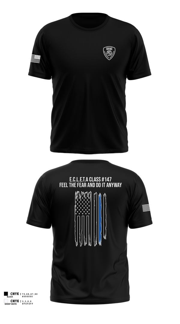ECC Law Enforcement Training Academy 82210075 Old School Cotton Feel Shirt - 100