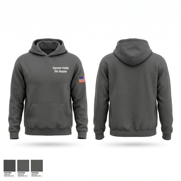 Hoodie, Cypress Pointe Fire & Rescue, Fire Department, Teamtime, Team time, sublimation, custom sports apparel, team uniforms, spirit wear, spiritwear, sports uniforms, custom shirts, team store, custom team store, fundraiser sports, apparel fundraiser