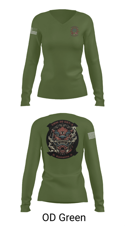 VRM-30 DET V 46300296 Women's Long Sleeve V-neck Shirt - 54
