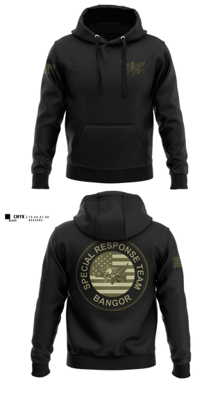 Hoodie, Bangor PD SRT, Police, Teamtime, Team time, sublimation, custom sports apparel, team uniforms, spirit wear, spiritwear, sports uniforms, custom shirts, team store, custom team store, fundraiser sports, apparel fundraiser