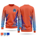 Back bay blue crabs Crew Neck Sweatshirt - 1