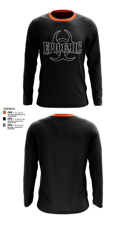 Epidemic Long Sleeve Performance Shirt - 3