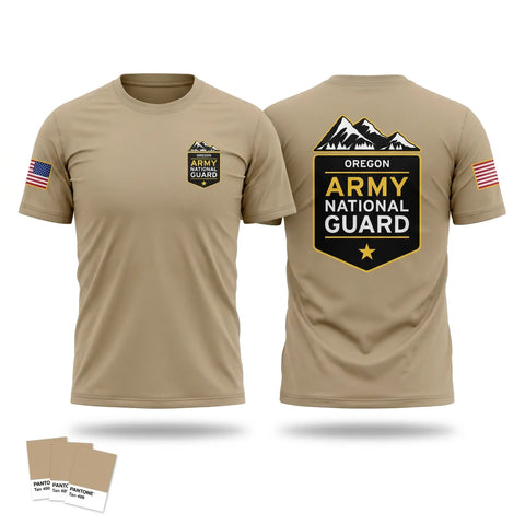 Old School Cotton Feel Shirt, Oregon Army National Guard, National Guard, Teamtime, Team time, sublimation, custom sports apparel, team uniforms, spirit wear, spiritwear, sports uniforms, custom shirts, team store, custom team store, fundraiser sports, apparel fundraiser