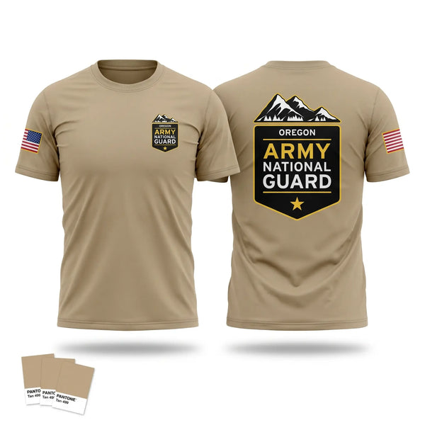Old School Cotton Feel Shirt, Oregon Army National Guard, National Guard, Teamtime, Team time, sublimation, custom sports apparel, team uniforms, spirit wear, spiritwear, sports uniforms, custom shirts, team store, custom team store, fundraiser sports, apparel fundraiser