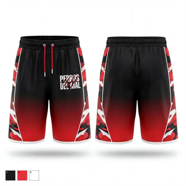 Athletic Shorts With Pockets, PERROS DEL MAL, Men's Soccer, Teamtime, Team time, sublimation, custom sports apparel, team uniforms, spirit wear, spiritwear, sports uniforms, custom shirts, team store, custom team store, fundraiser sports, apparel fundraiser