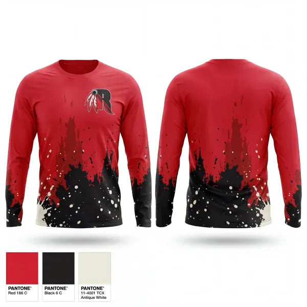 Long Sleeve Performance Shirt, Rahway High School Tennis, Tennis, Teamtime, Team time, sublimation, custom sports apparel, team uniforms, spirit wear, spiritwear, sports uniforms, custom shirts, team store, custom team store, fundraiser sports, apparel fundraiser