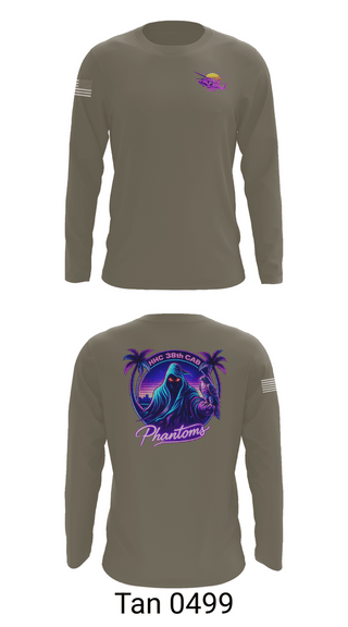 Long Sleeve Performance Shirt, HHC 38th CAB, National Guard, Teamtime, Team time, sublimation, custom sports apparel, team uniforms, spirit wear, spiritwear, sports uniforms, custom shirts, team store, custom team store, fundraiser sports, apparel fundraiser