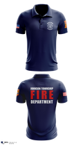 Johnson township fire department Short Sleeve Performance Polo - 6
