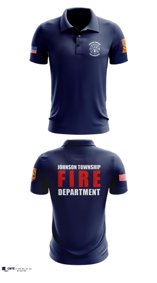 Short Sleeve Performance Polo, Johnson township fire department, Fire Department, Teamtime, Team time, sublimation, custom sports apparel, team uniforms, spirit wear, spiritwear, sports uniforms, custom shirts, team store, custom team store, fundraiser sports, apparel fundraiser