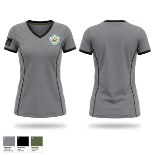 Womens Short Sleeve Vneck Shirt, New York State Park Police, Police, Teamtime, Team time, sublimation, custom sports apparel, team uniforms, spirit wear, spiritwear, sports uniforms, custom shirts, team store, custom team store, fundraiser sports, apparel fundraiser